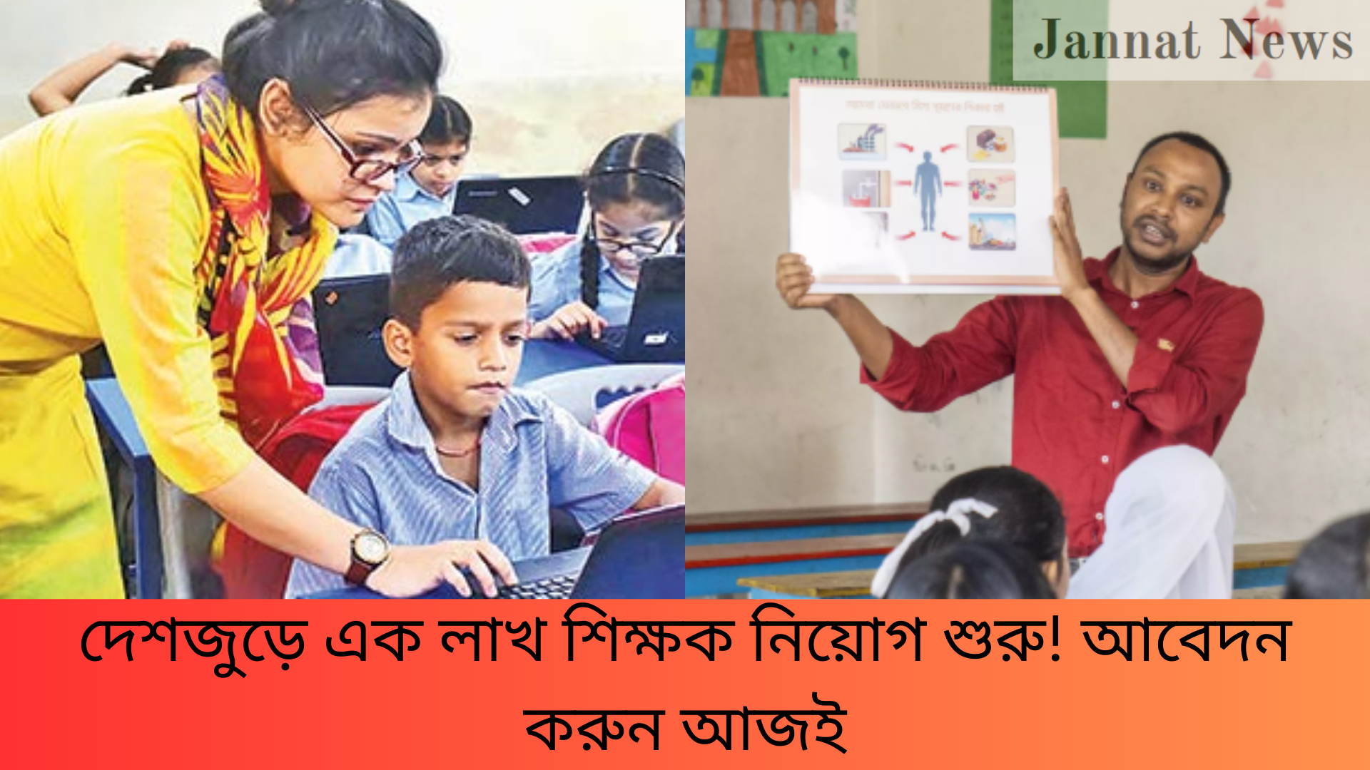 দেশজুড়ে এক লাখ শিক্ষক নিয়োগ শুরু! আবেদন করুন আজই